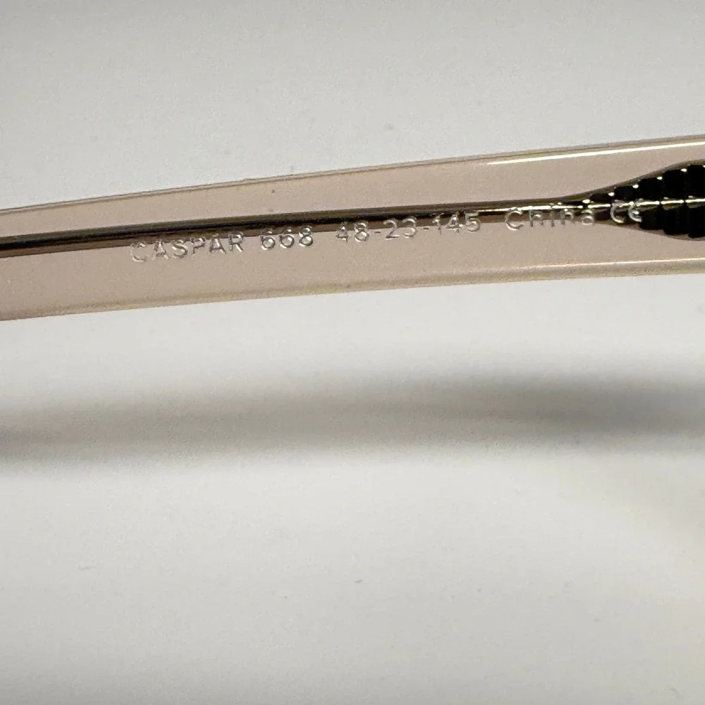 Warby‎ Parker Caspar 668 Eyeglasses Frames Rose Water Peach 48-23-145 Womens